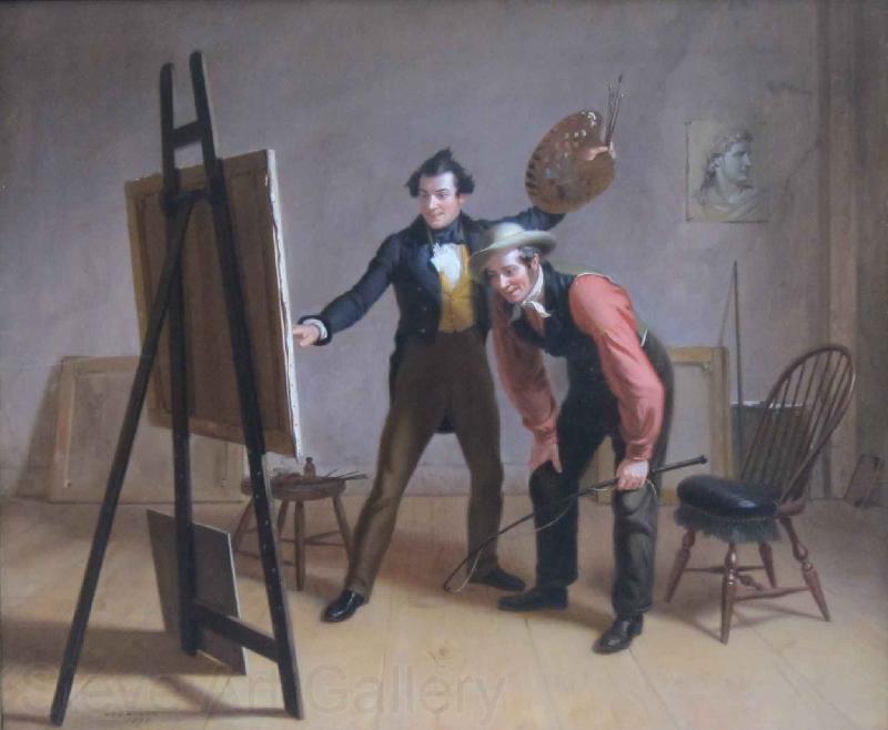 William Sidney Mount The Painters Triumph Spain oil painting art